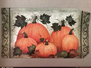 Set of 2 PUMPKIN AUTUMN "MailWraps" Magnetic Mailbox Cover Magnet Works StudioM - Picture 1 of 4