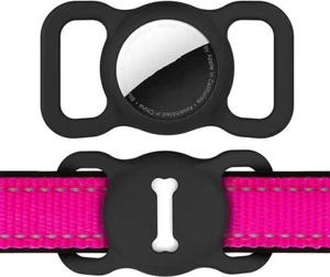 Soporte para collar de perro Airtag, accesorio de seguimiento GPS de silicona. - Picture 1 of 6