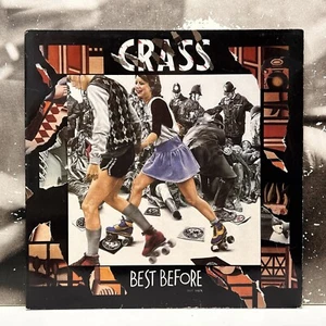 CRASS – BEST BEFORE...1984 2 LP + INSERTS EX-/EX 1986 UK CRASS CAT. NO. 5 - Foto 1 di 6
