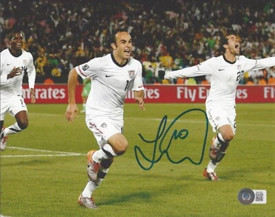 兰登·多诺万签名 8 x 10 照片 1 球队美国足球世界杯贝克特基础真品证明 — 第 1/3 张图片