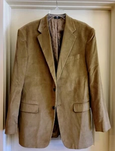 Stafford Men's Blazer Sport Coat Two Button Corduroy Sports Jacket 42L - Picture 1 of 4