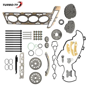 For Pontiac Grand Am/Sunfire 2002-2005 2.2L Head Gasket Set Timing Chain Kit - Picture 1 of 19