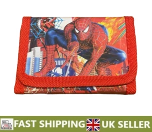 Children's Spiderman Wallet Purse Superhero Money Pouch for Kids Boy Girl UK - Picture 1 of 6