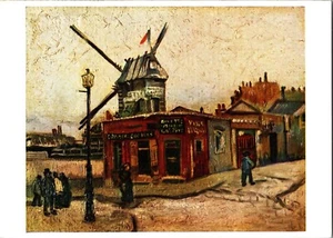 Vincent van Gogh Moulin de la Galette Continental Postcard CA17 - Picture 1 of 2