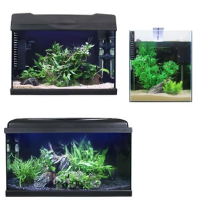 Swell LED Complete Aquarium Starter Kits Integrated Lighting Filter Fish Tank - Picture 1 of 21