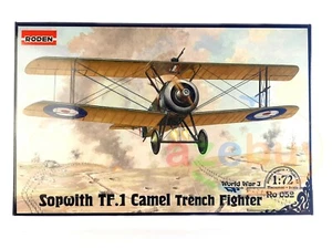 Sopwith TF.I Camel Jagdflugzeug WWI Plastikmodellbausatz Maßstab 1:72 RODEN 052 - Bild 1 von 11