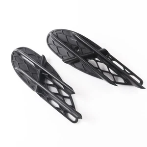 2Pcs LH + RH Bumper Grille Black Plastic For 2003-2006 Mercedes Benz S430 S500 - Picture 1 of 6