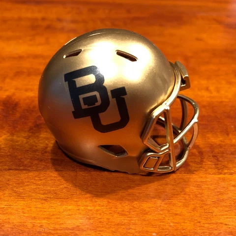 Baylor Bears gold mask custom pocket pro helmet Cover