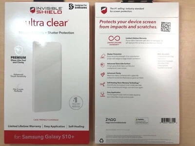 Protector de pantalla de película protectora invisible ZAGG para Galaxy S10e  Foto 1 de 2