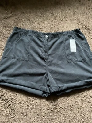 BNWT George Ladies Size 24 Black Casual Shorts - Image 1 of 4