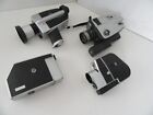 4 x vintage kamery filmowe S8 Bauer, Bauer C1M super, elektryczne, mini, C Royal 8E