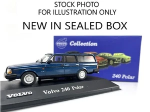 Atlas 1:43 Volvo 240 Polar - Blue - 8 506 028 - SEALED BOX - Info booklet - Bild 1 von 6