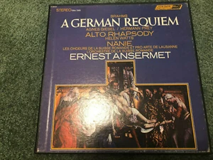 BRAHMS "German Requiem, Alto Rhapsody" 2LP NM/EX LONDON Ansermet, Prey, Watts    - Picture 1 of 1
