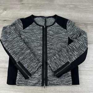 Eileen Fisher Full Zip Top Jacke Damen Gr. Medium anthrazitgrau - Bild 1 von 9