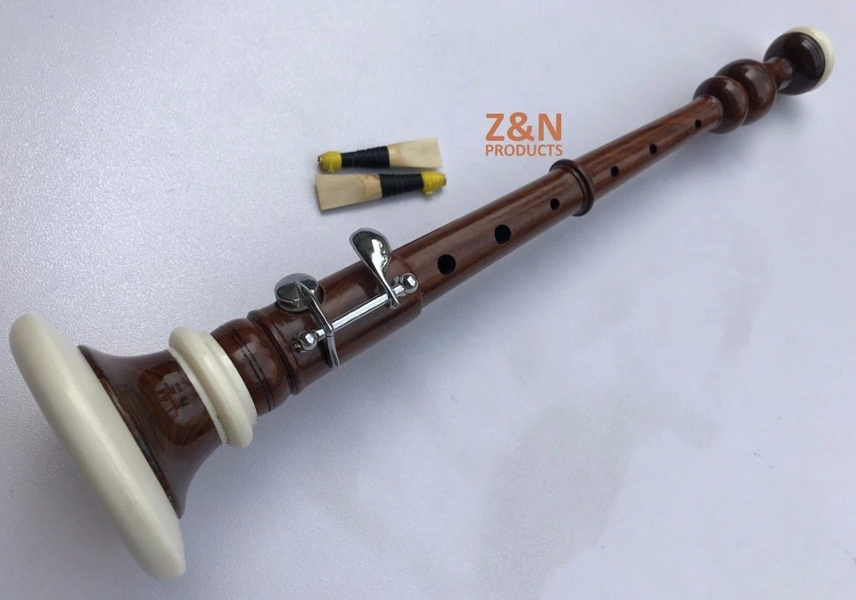 Z&N Scottish Bombard Chanter, Sheesham Wood Bombard Chanter + 2 Reeds