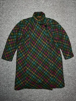 Abrigo tejido multicolor de lujo MISSONI VINTAGE 100 % lana - Hecho en ITALIA Talla L-XL Foto 1 de 4