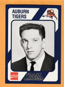 Tarjeta Frank LaRussa Auburn Tigers 1989 #313 1957 NCAA Champs Birmingham AL 12H - Imagen 1 de 2