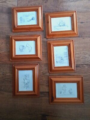 X6  Winnie The Pooh Frammed Pictures • 12£