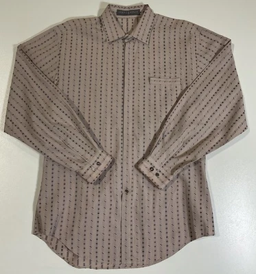 Vintage Jhane Barnes Button Up Shirt Sz M/L Geometric Dad Preppy 90s - Image 1 of 4