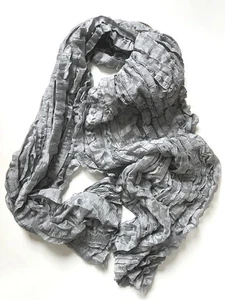 EXQUISITE DESIGNER PERMANTLY PLEATED FABRIC-3 yds x 36" wide, ISSEY MIYAKE LOVER - Picture 1 of 14