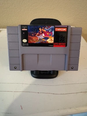 Disney's Aladdin Nintendo SNES Tested Working Authentic - Image 1 of 2