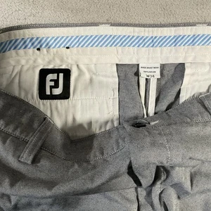 FootJoy Golf Shorts Mens Grey 34 Performance Lightweight - Picture 1 of 6