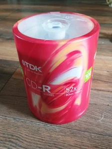 TDK 700MB 52x CD-R Media - Pack Of 100 SEALED New - Picture 1 of 3