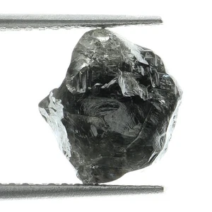 Diamante sin cortar suelto natural translúcido color gris plata 3,38 quilates - Imagen 1 de 1