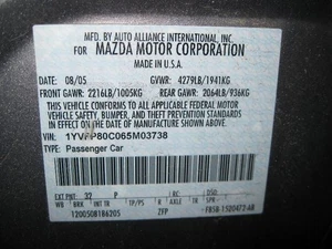 Brake Master Cylinder ABS Fits 06-08 MAZDA 6 83906 - Picture 1 of 8