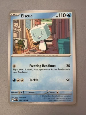 Pokemon TCG * Mega Evolution * 44/132 Eiscue Common * FRESH PK - Image 1 of 3
