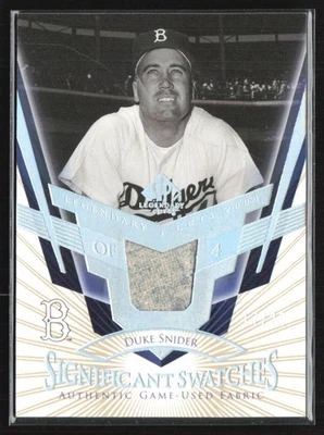 Muestras significativas Duke Snider 2004 SP Legendary Cuts/25 Jersey #SS-SN Foto 1 de 3
