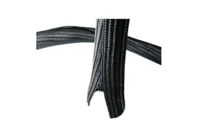Self Closing Cable Sleeve Black 1.5" (25.4mm) x 50Ft(15.24m) - Afbeelding 1 van 3