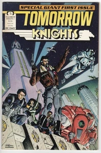 TOMORROW KNIGHTS #1. RICHARDSON / WHIGHAM. EPIC COMICS 1990. 9 - Picture 1 of 2