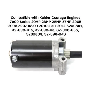 New Starter For Kohler 7000 Series Heavy Duty Gear 20-27HP Courage KT715 3209801 - Picture 1 of 11