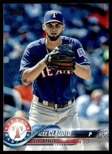 2018 Topps Alex Claudio Texas Rangers #404 - Picture 1 of 2