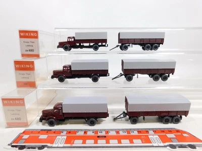 3x wiking H0 1:87 Model Truck Krupp Titan : 24 480 +480 Mint + Box #DD524-0, 5 - Image 1 of 4