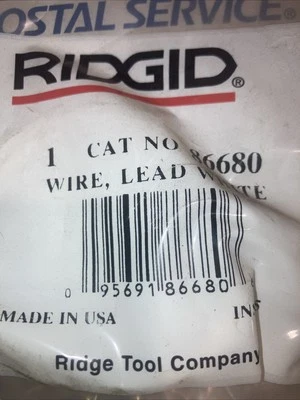 RIDGID  86680 (WHITE) , WIRE LEAD ASSEMBLY FOR 300 PIPE THREADER - Image 1 of 4