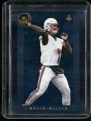 2021 Super Glow Sports #20 Malik Willis Blue Foil - Image 1 of 2