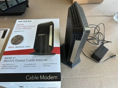 NETGEAR CM1000v2 Ultra-High Speed Cable Modem DOCSIS 3.1 Pre-owned - Image 1 of 4