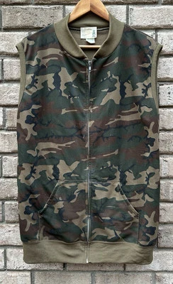 Vintage Sears Fieldmaster Made in Usa Camo Hunting Outdoors Vest Sz Men L Tall  - Image 1 of 4