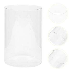  Simple Candle Cup Cover Glass LED Shade Transparent Container Bulk