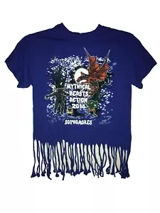 Mythical Beasts Action 2018 Sophomores T Shirt Fringed Size Small Bled Blue - Picture 1 of 2