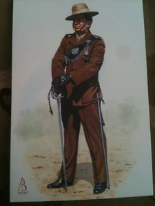 Military Postcard Captain Royal Gurkha Rifles Officer by Alix Baker - Picture 1 of 1