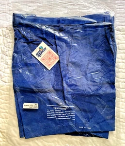 VTG Reyn Spooner Hawaiian Cotton Corduroy Scout Shorts Men's Size 33 Blue NOS - Picture 1 of 9