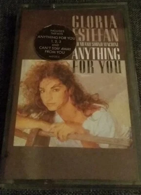 Gloria Estefan Anything For You cassette tape UK Epic 1988 with hype sticker - Image 1 of 3