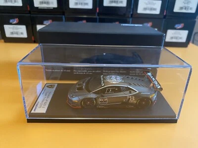 Lamborghini Huracan Super Trofeo Matt Grey Metallic Presentation 1/43 Looksmart - Immagine 1 di 2