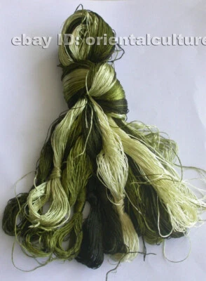 Chinese 100%real natural mulberry silk,hand-dyed embroidery silk floss/thread - Image 1 of 3