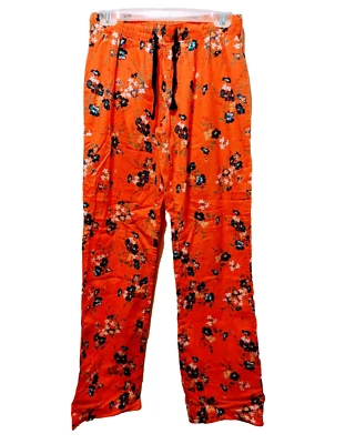 Old Navy Pants, Poplin Draw-String Waist, Floral Womans XS - Image 1 of 2