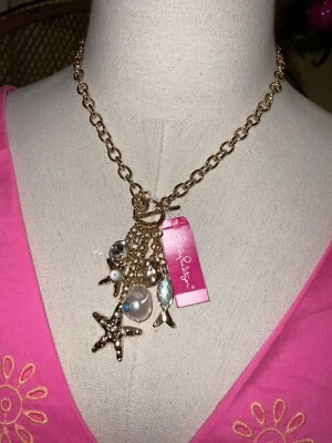 Collar Lilly Pulitzer Shell Sea Life nuevo con etiquetas $78 Foto 1 de 4