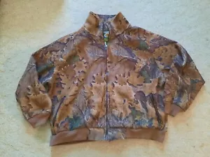 VINTAGE RARE CABELAS Full Zip Realtree Advantage Fleece Jacket Size 3XL - Picture 1 of 5